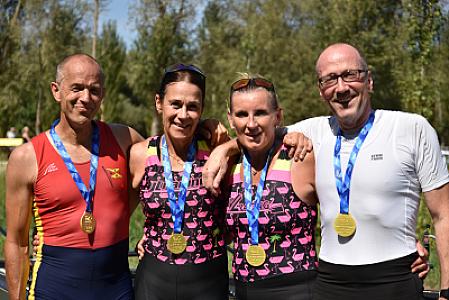 Siegburger Ruderverein bei der World Rowing Masters Regatta 2025