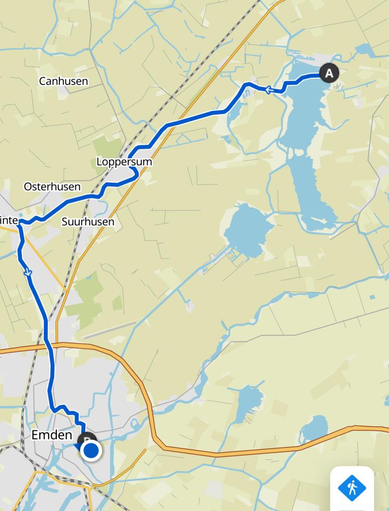 Bericht Anfängerwanderfahrt 2025 in Emden